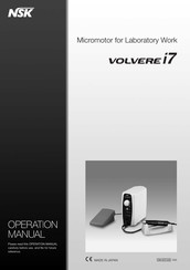 NSK VOLVERE i7 Manual De Funcionamiento