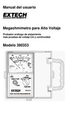 Extech Instruments 380353 Manual Del Usuario