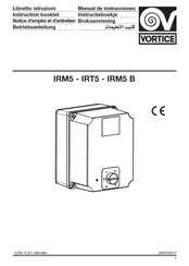 Vortice IRM5 Manual De Instrucciones