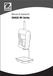 OHAUS RH Serie Manual De Operación