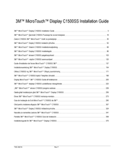 3M MicroTouch C1500SS Manual De Instrucciones