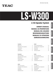 Teac LS-W300 Manual Del Usuario