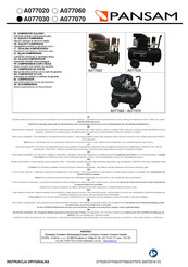 PANSAM A077060 Manual De Instrucciones Con La Carta De Garantía