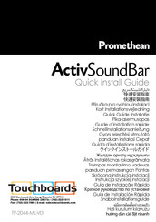 promethean ActivSoundBar Guía De Instalación Rápida