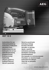 AEG BST 18 X Instrucciones De Uso