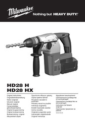 Milwaukee HD28 HX Manual Original