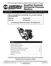 Campbell Hausfeld PW3221 Manual Del Usario