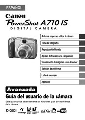 Canon PowerShot A710 IS Guia Del Usuario