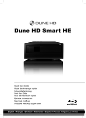 Dune HD Smart HE Guía De Instalación Rápida