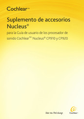 Cochlear Nucleus CP910 Guía De Usuario