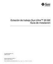 Sun Microsystems Sun Ultra 20 M2 Guia De Instalacion