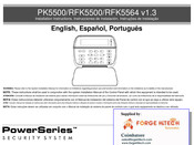 DSC PowerSeries PK5500 Instrucciones De Instalación