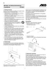 AKO FW 550 S Instrucciones De Montaje Y Uso