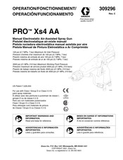 Graco PRO XS4 AA Operación/Funcionamento