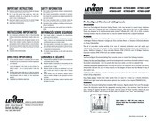 Leviton 47603-18P Instrucciones Importantes