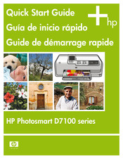 HP Photosmart D7100 Serie Guia De Inicio Rapido