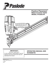 Paslode PF250S-PP Manual Del Usuario