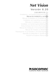 socomec Net Vision Manual De Instalacion Y Uso
