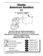 Clarke American Sanders 07073B Manual Del Operador