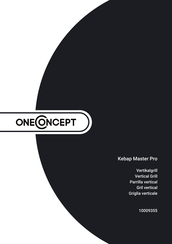 oneConcept Kebap Master Pro 10009355 Manual Del Usuario