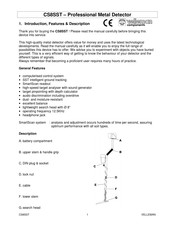 Velleman CS8SST Manual Del Usuario