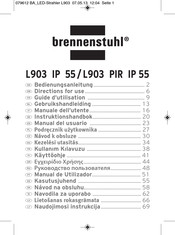 brennenstuhl L903 PIR IP 55 Manual Del Usuario
