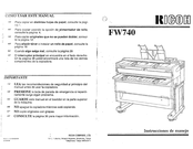 Ricoh FW740 Instrucciones De Manejo