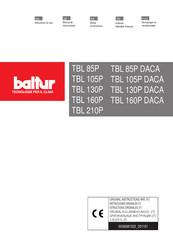 baltur TBL 130P Manual De Instrucciones