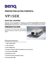 BenQ VP150X Guia Del Usuario