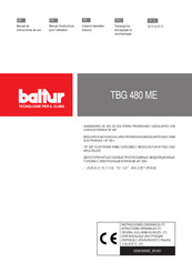 baltur TBG 480 ME Manual De Instrucciones De Uso