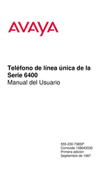 Avaya 6402D Manual Del Usuario