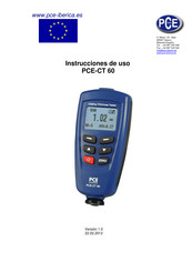 PCE Instruments PCE-CT 60 Instrucciones De Uso