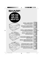 Sharp AR-150 Manual De Instrucciones