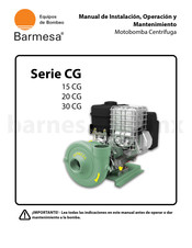 Barmesa 15 CG Manual De Instalación, Operación Y Mantenimiento