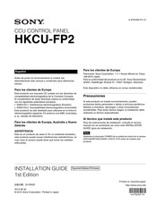 Sony HKCU-FP2 Guia De Instalacion