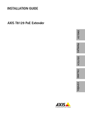 Axis Communications T8129 PoE Extender Guia De Instalacion