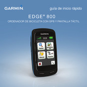 Garmin EDGE 800 Guia De Inicio Rapido