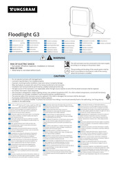 Tungsram Floodlight G3 Guia De Instalacion