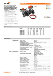 Belimo EV150F+BAC Ficha Técnica