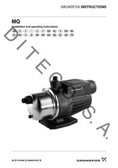 Grundfos MQ 3-45 Manual Del Usuario