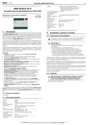 elsner elektronik KNX S4-B12 Datos Técnicos E Instrucciones De Instalación