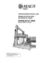 MAUS BUNDLECUT 2000 Instrucciones Para El Uso