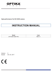 Optika OPTIKAM HDMI PRO Manual De Instrucciones