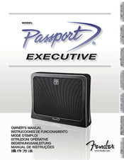 Fender PASSPORT EXECUTIVE PR 692 Instrucciones De Funcionamiento