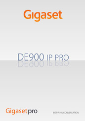 Gigaset DE700 IP PRO Manual Del Usuario