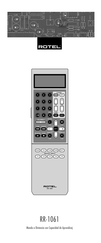 Rotel RR-1061 Manual De Instrucciones