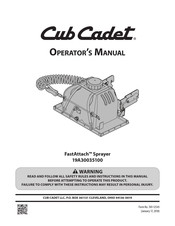 Cub Cadet FastAttach Manual Del Operador