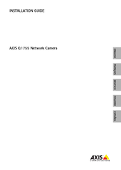 Axis Q1755 Guia De Instalacion