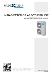 mundoclima AEROTHERM V17 Manual De Instalación Y Usuario