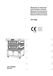 Moretti Forni P110GC/B Manual De Instrucciones